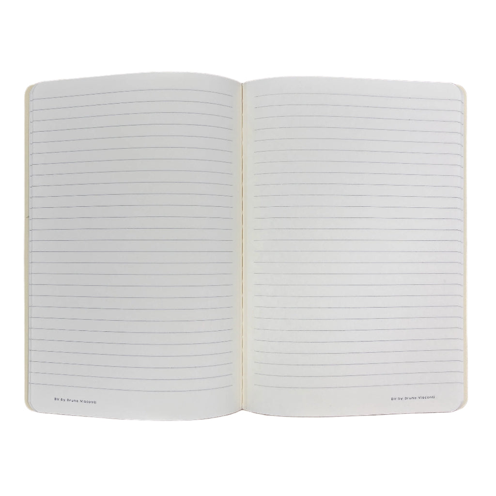 76 Page Softcover Ruled Notebook, A5 - Flora Series