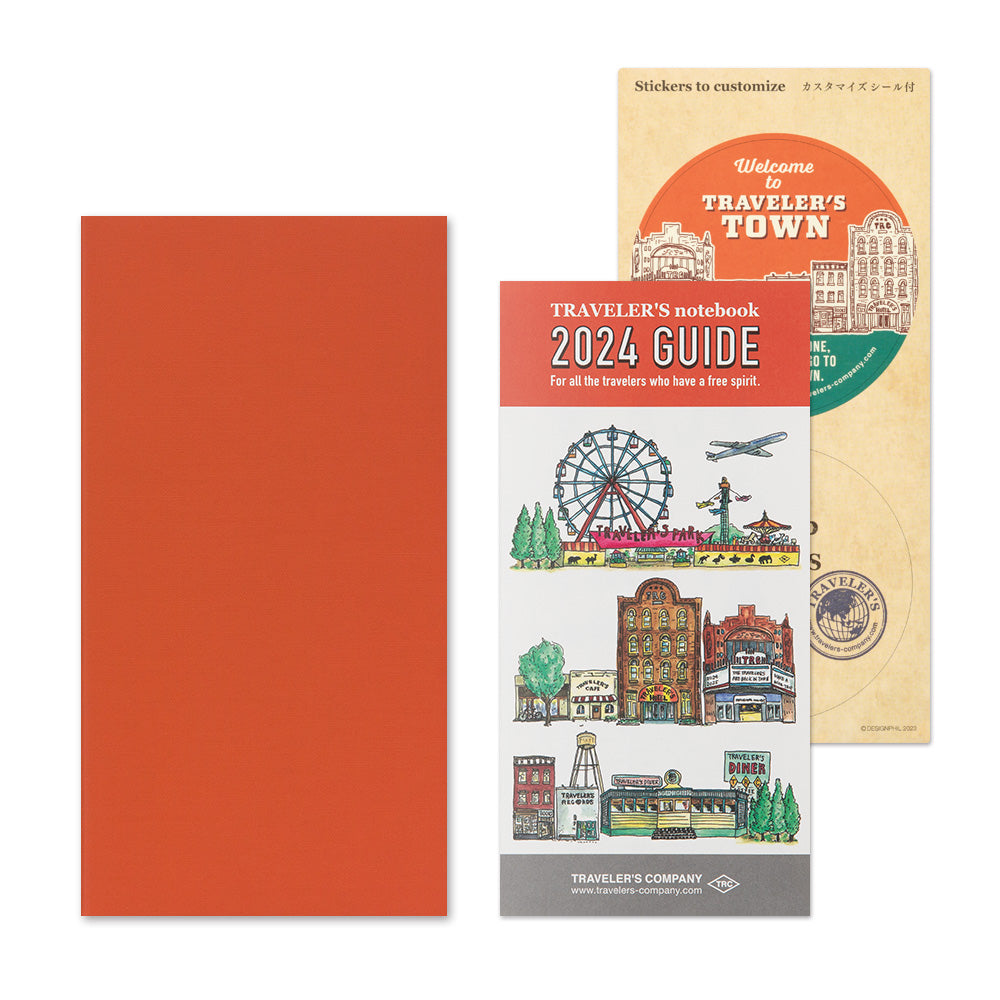 Traveler's Notebook 2024 Monthly Diary Refill, Regular Size
