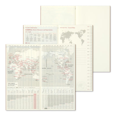 Traveler's Notebook 2024 Monthly Diary Refill, Regular Size