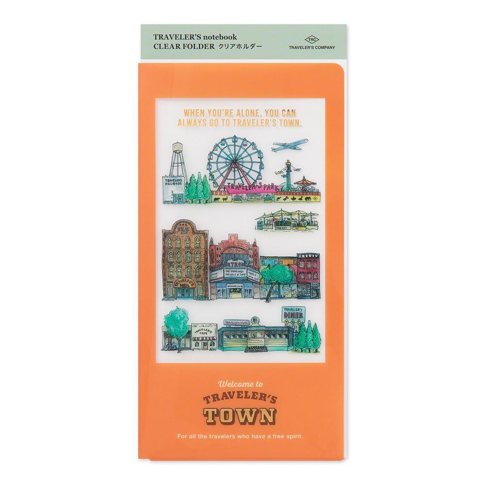 Traveler's Notebook 2024 Clear Folder, Regular Size