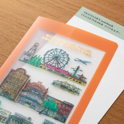 Traveler's Notebook 2024 Clear Folder, Regular Size