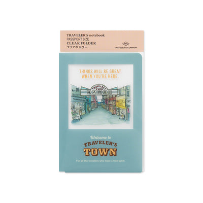 Traveler's Notebook 2024 Clear Folder, Passport Size
