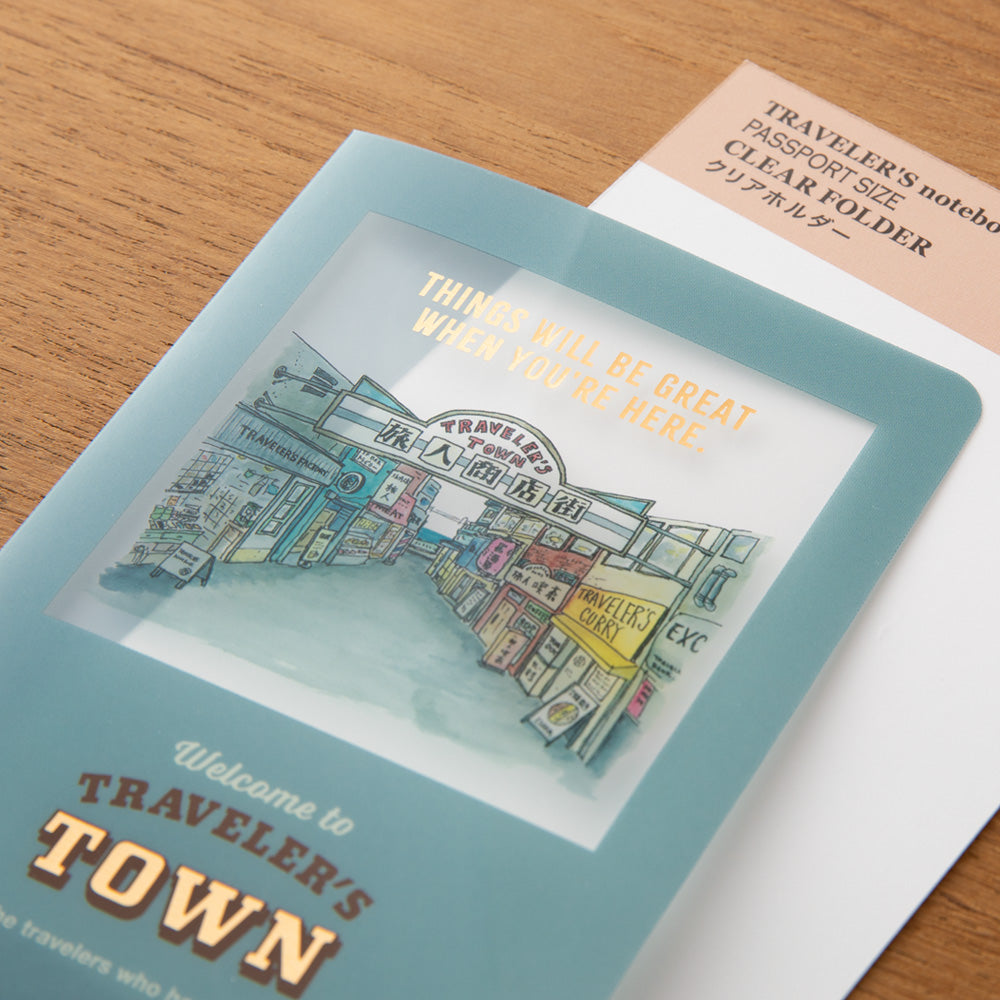 Traveler's Notebook 2024 Clear Folder, Passport Size