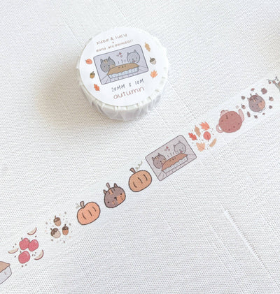 Kuboandlucy x Dana Ate Oatmeal Four Seasons Washi Tape - Summer
