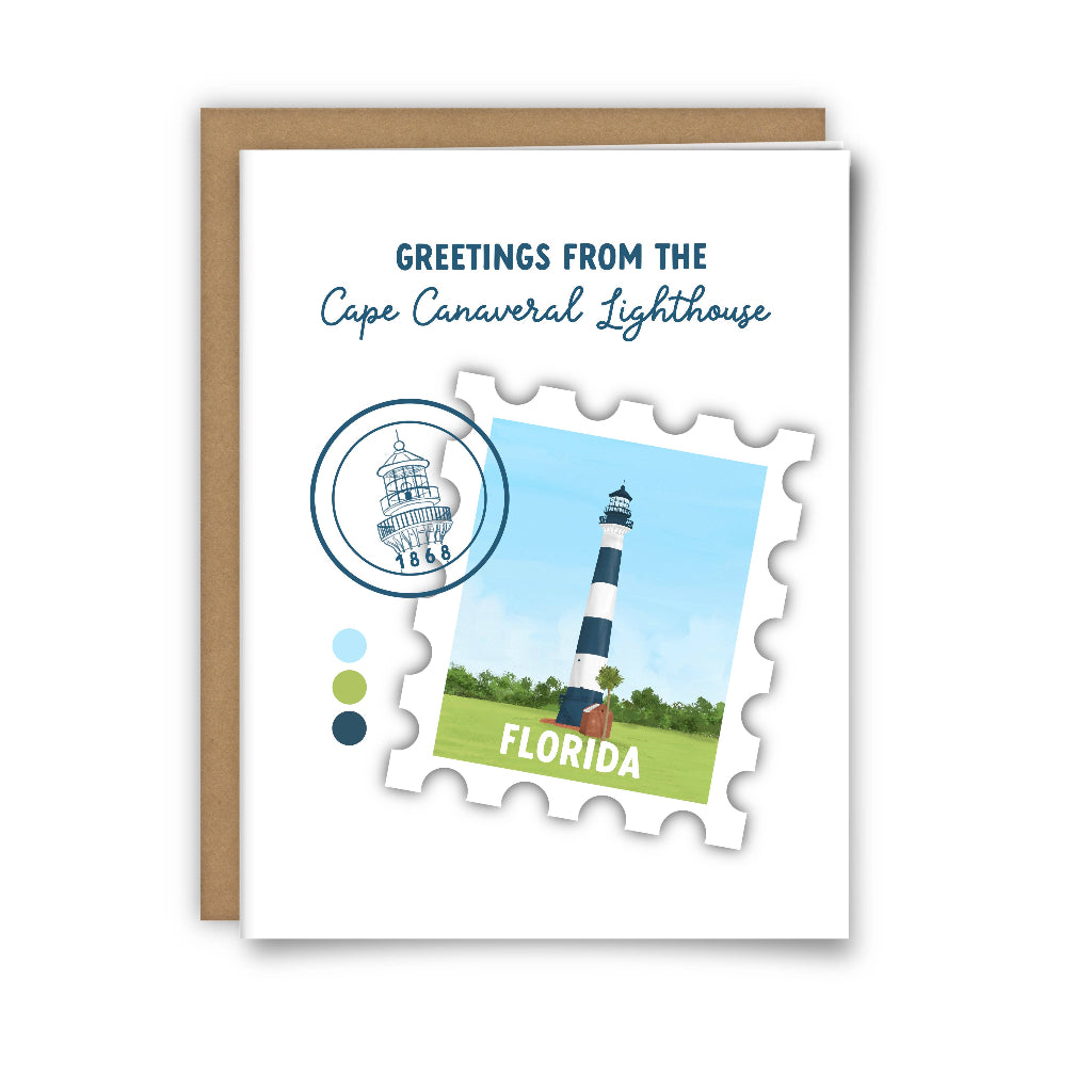 Cape Canaveral Lighthouse Greeting Card