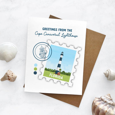 Cape Canaveral Lighthouse Greeting Card