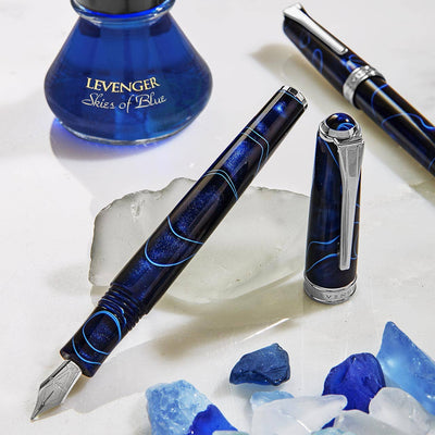 Levenger True Writer Classic Midnight Spark Fountain Pen
