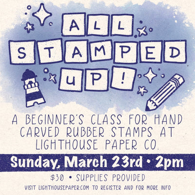 3/23/2025 - Beginning Hand Carved Stamp Class w/ Chelsea Lorraine