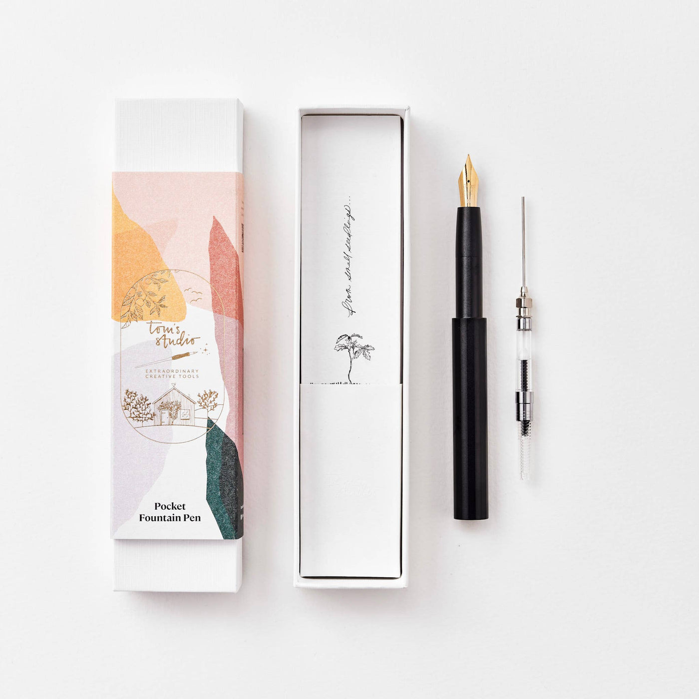 Tom's Studio The Studio Pocket Fountain Pen, Black