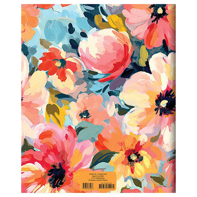 2025 Impressed Flowers Large Monthly Planner