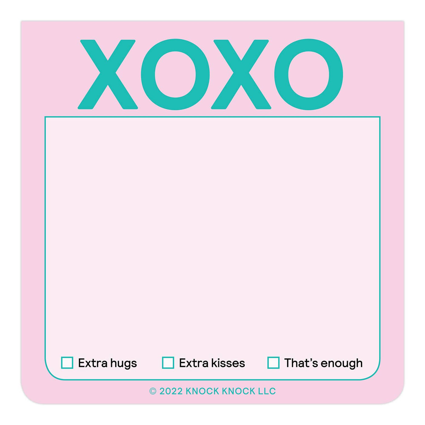 Knock Knock XOXO Sticky Note