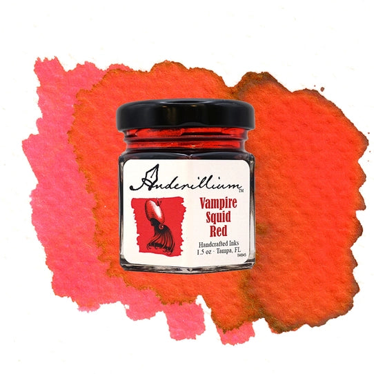 Anderillium Fountain Pen Ink, Vampire Squid Red