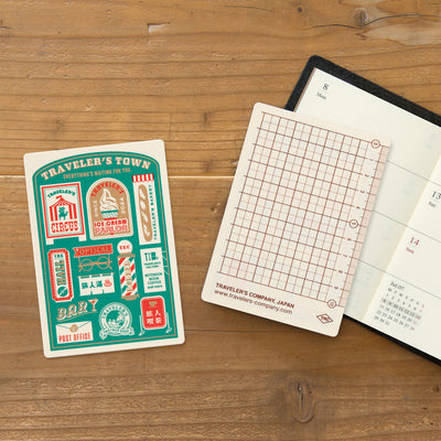 Traveler's Notebook 2024 Plastic Sheet, Passport Size