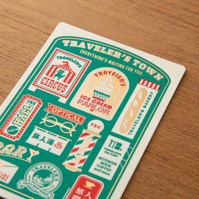Traveler's Notebook 2024 Plastic Sheet, Passport Size