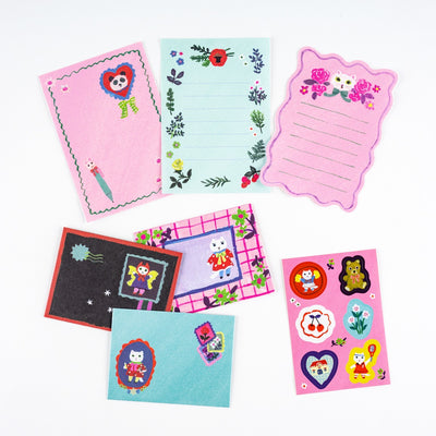 Hobonichi Techo 2026 Mini Letter Set - Yumi Kitagishi: White Cat