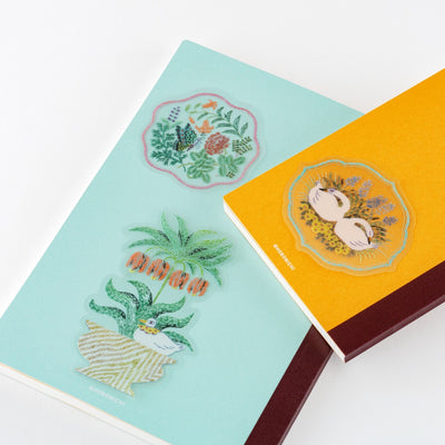 Hobonichi Techo 2026 Transparent Embroidery Sticker Set - Iyo Okumi: My Garden