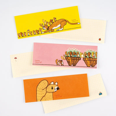 Hobonichi Techo 2026 Letter Set - 100% ORANGE: Squirrel’s Moving Day