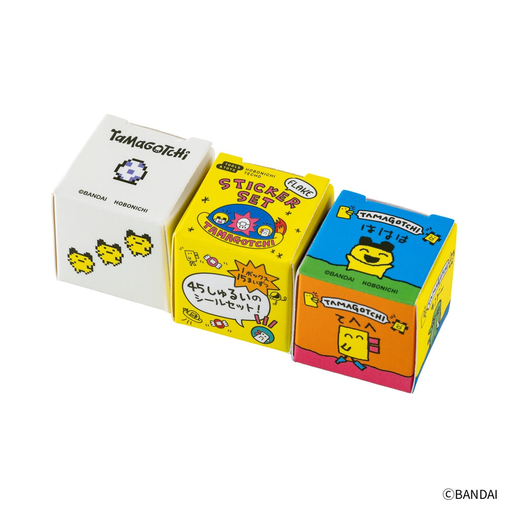 Hobonichi Flake Stickers - Tamagotchi (Set of 3 Boxes)