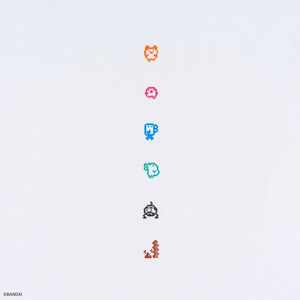 Hobonichi Techo 2026 Kodomo no Kao Pochitto6 Push Button Stamp - Tamagotchi