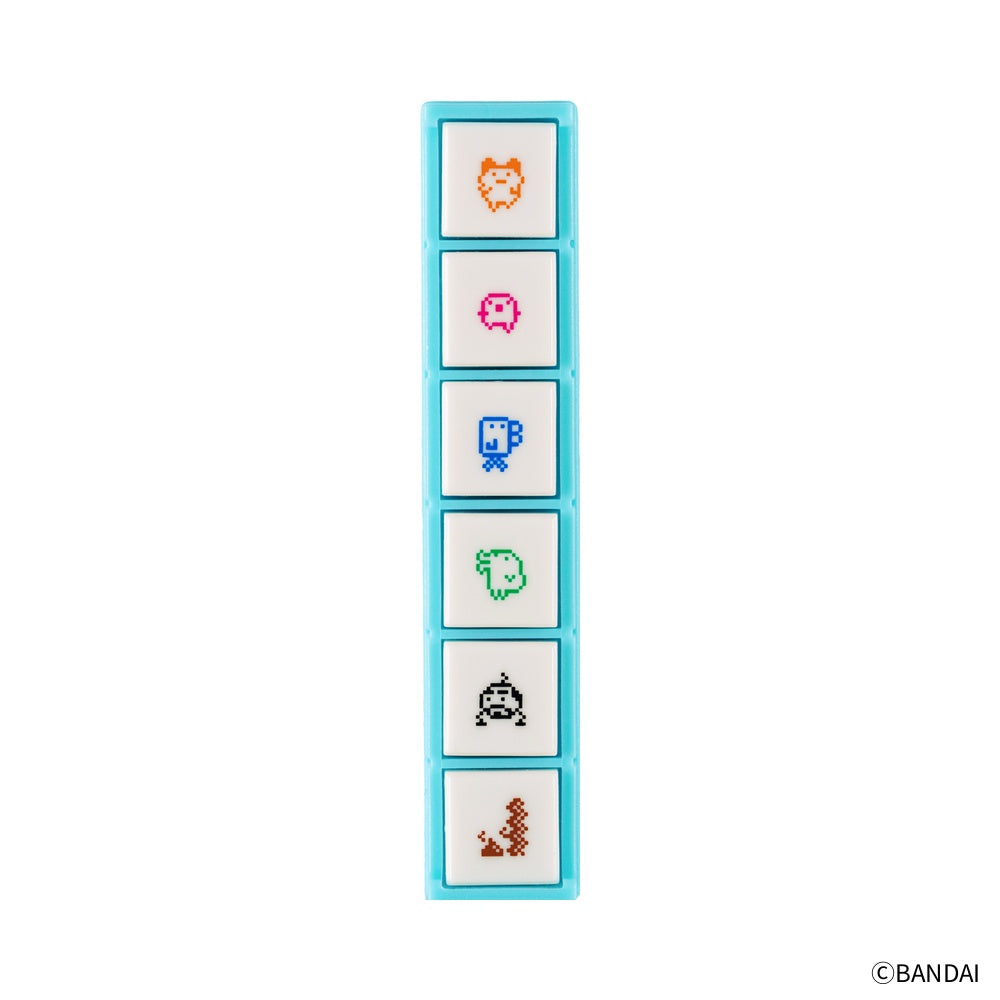 Hobonichi Techo 2026 Kodomo no Kao Pochitto6 Push Button Stamp - Tamagotchi