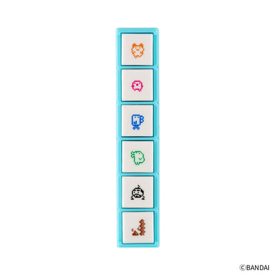 Hobonichi Techo 2026 Kodomo no Kao Pochitto6 Push Button Stamp - Tamagotchi