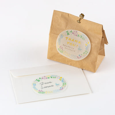 Hobonichi Techo 2026 See-Through Sticky Notes - Yuri Sanae: Forest Lake