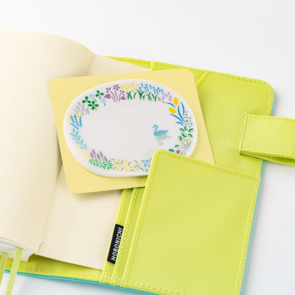 Hobonichi Techo 2026 See-Through Sticky Notes - Yuri Sanae: Forest Lake