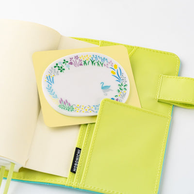 Hobonichi Techo 2026 See-Through Sticky Notes - Yuri Sanae: Forest Lake