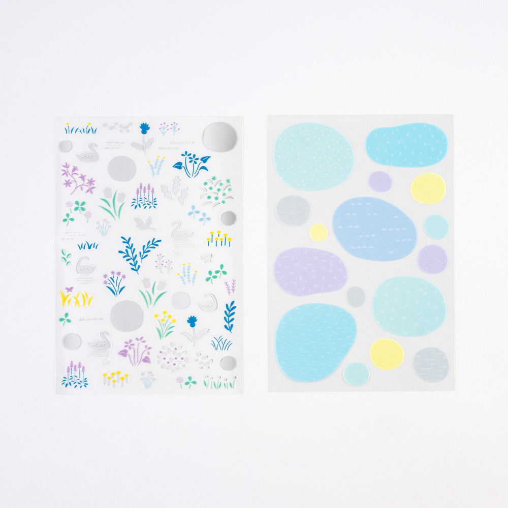 Hobonichi Techo 2026 Layering Stickers - Yuri Sanae: Forest Lake
