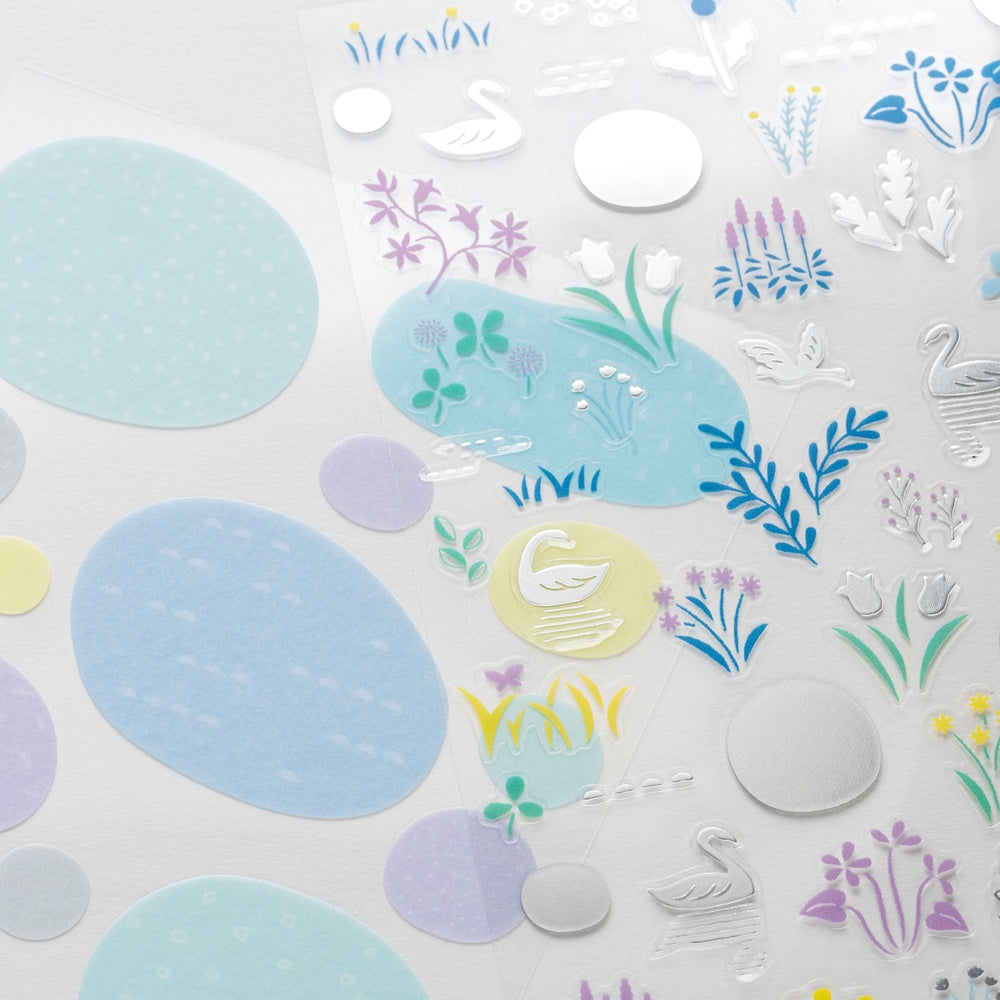 Hobonichi Techo 2026 Layering Stickers - Yuri Sanae: Forest Lake