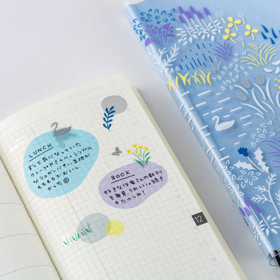 Hobonichi Techo 2026 Layering Stickers - Yuri Sanae: Forest Lake