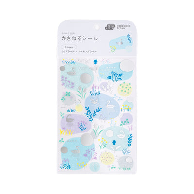 Hobonichi Techo 2026 Layering Stickers - Yuri Sanae: Forest Lake