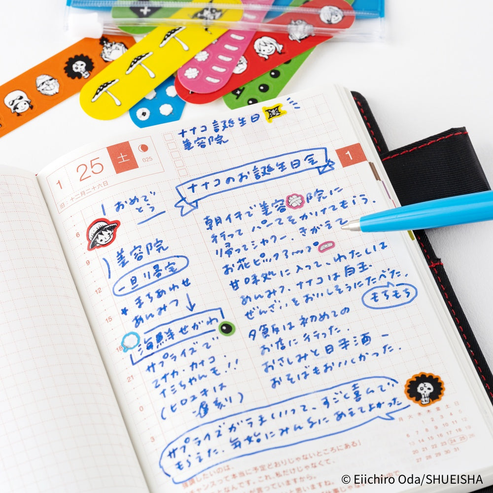 Hobonichi Techo 2026 ONE PIECE Magazine Chopper’s Techo First Aid Kit Stickers