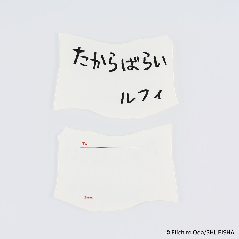 Hobonichi Techo 2026 ONE PIECE Magazine Vivre Card & Treasure Tab Letterpress Printed Card