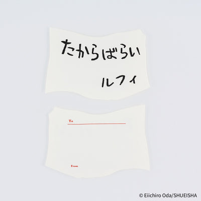 Hobonichi Techo 2026 ONE PIECE Magazine Vivre Card & Treasure Tab Letterpress Printed Card