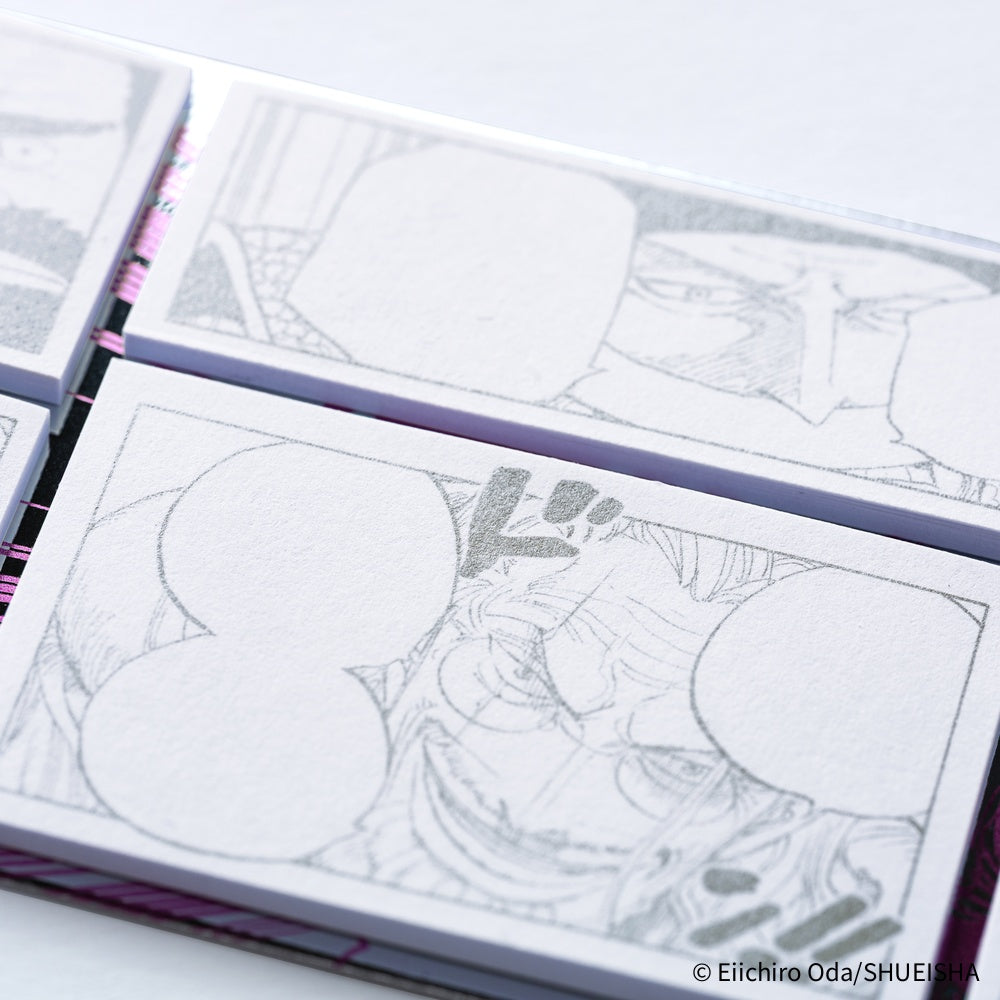 Hobonichi Techo 2026 ONE PIECE Magazine Sparkling Silver “Old Guys” Sticky Notes