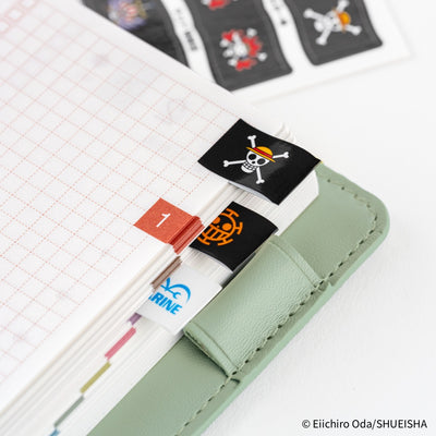 Hobonichi Techo 2026 ONE PIECE Magazine Pirate Flag Index Stickers