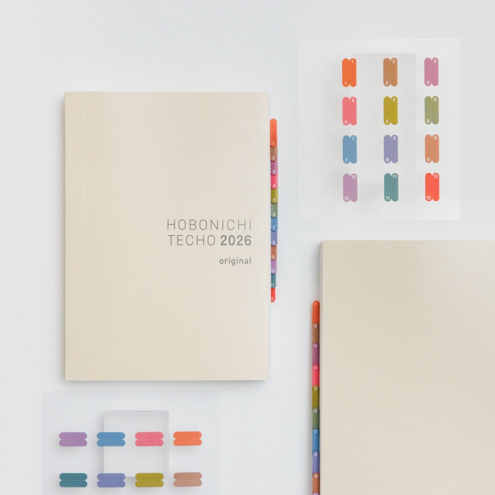 Hobonichi Index Stickers - TSUKI no IRO
