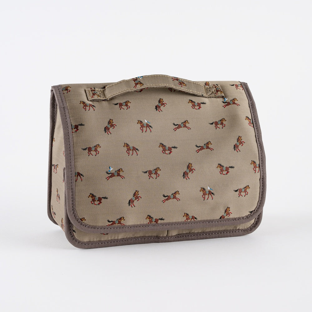 Hobonichi Techo 2026 Accessories Pouch, Stappo - Bow & Tie: Galloping Horses