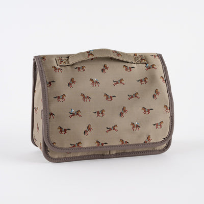 Hobonichi Techo 2026 Accessories Pouch, Stappo - Bow & Tie: Galloping Horses