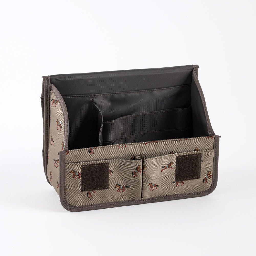 Hobonichi Techo 2026 Accessories Pouch, Stappo - Bow & Tie: Galloping Horses