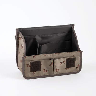 Hobonichi Techo 2026 Accessories Pouch, Stappo - Bow & Tie: Galloping Horses