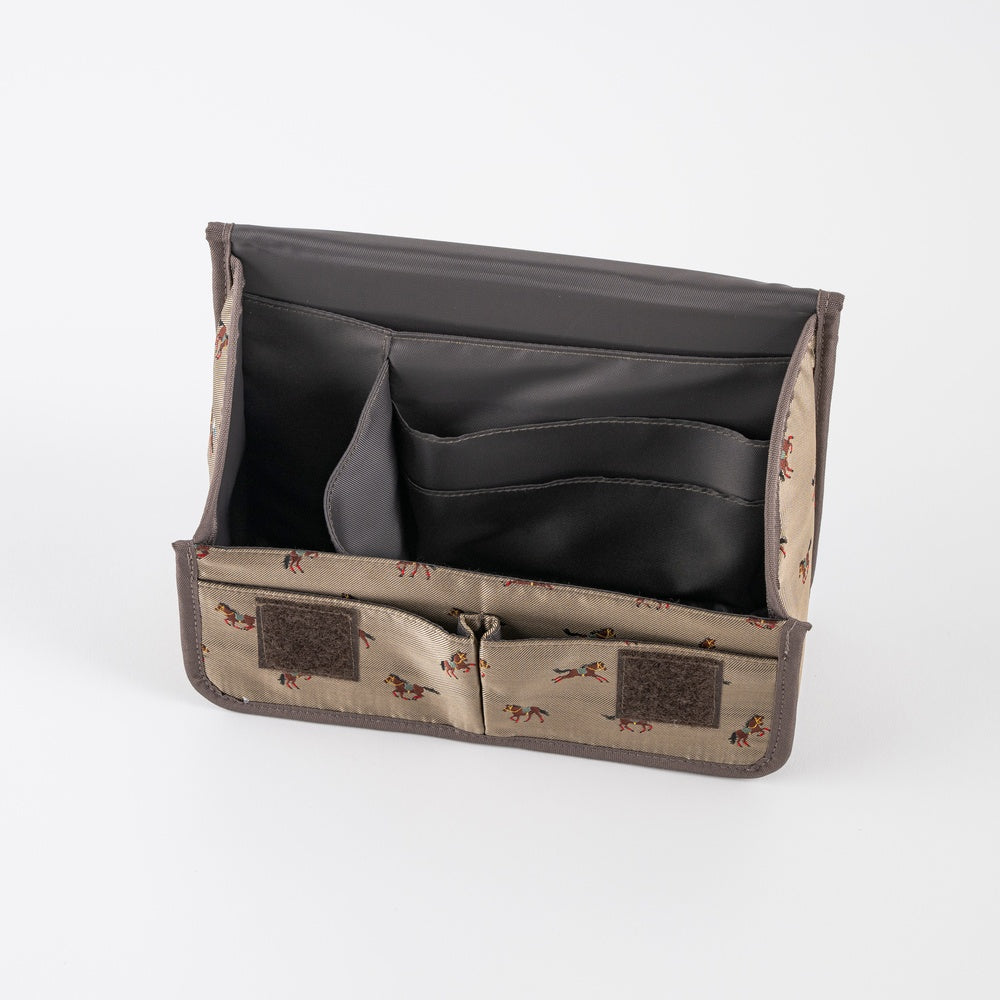 Hobonichi Techo 2026 Accessories Pouch, Stappo - Bow & Tie: Galloping Horses