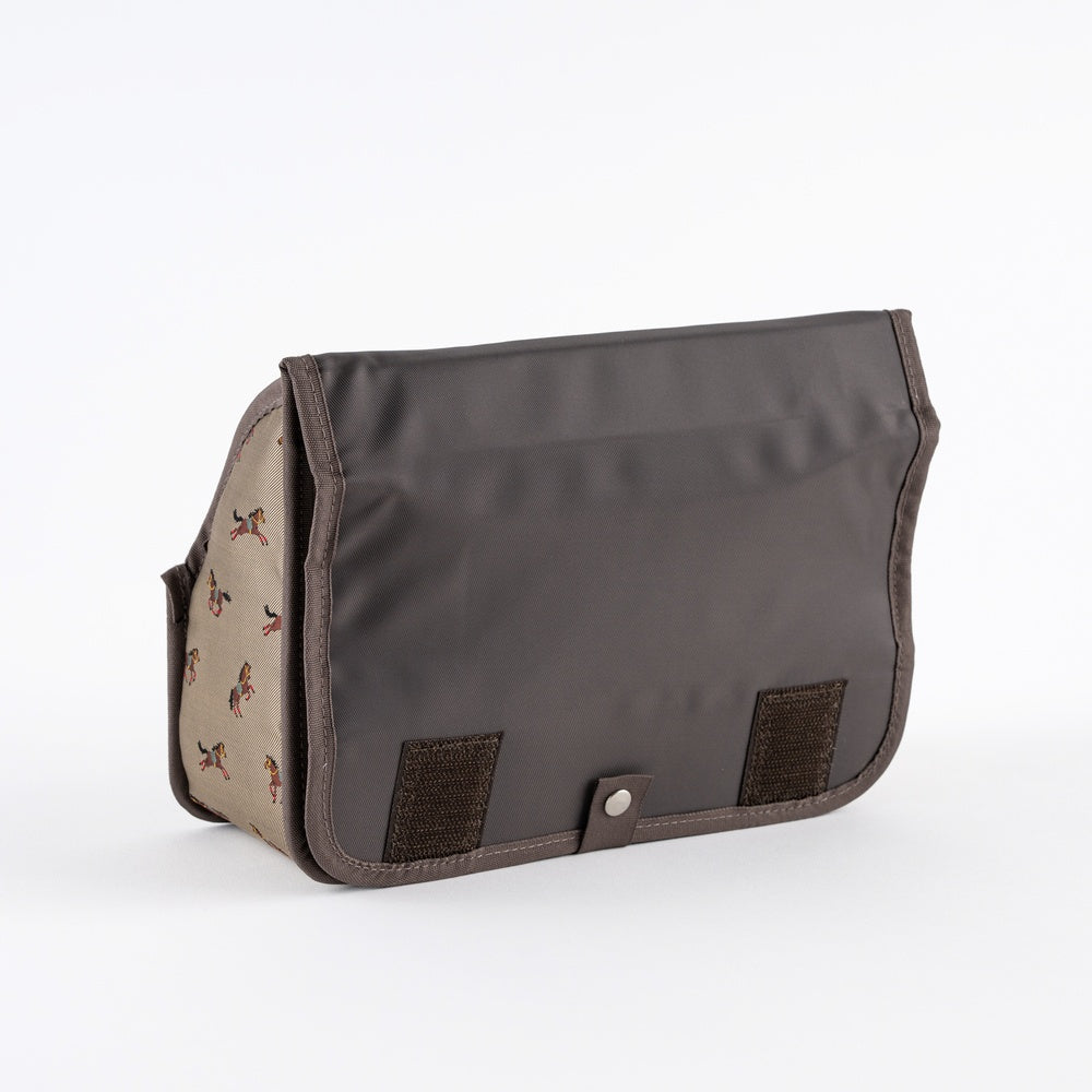 Hobonichi Techo 2026 Accessories Pouch, Stappo - Bow & Tie: Galloping Horses