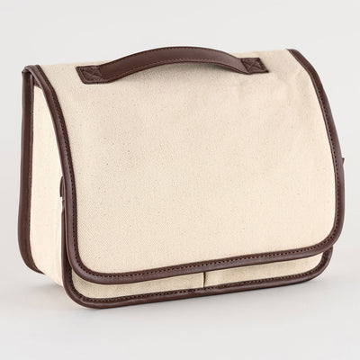 Hobonichi Accessories Pouch, Stappo - Canvas: Ivory Brown