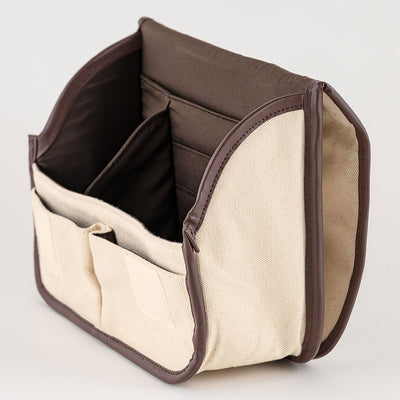 Hobonichi Accessories Pouch, Stappo - Canvas: Ivory Brown