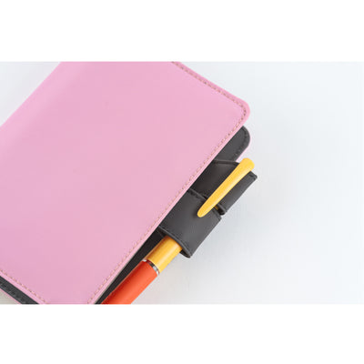 Couverture de livre Hobonichi Life, A6, couverture bleu clair/rose | EN MAGASIN UNIQUEMENT