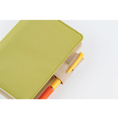 Couverture de livre Hobonichi Life, A6, couverture bleu clair/rose | EN MAGASIN UNIQUEMENT