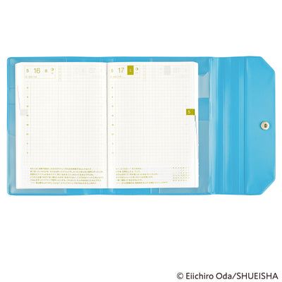 Hobonichi Techo 2025 Original Cover, A6 - ONE PIECE: Banquet (Blue)