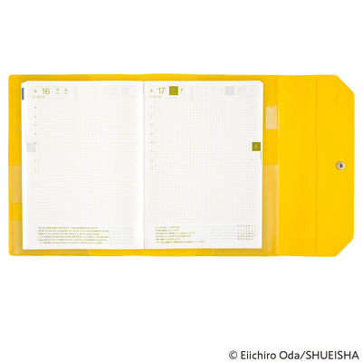 Hobonichi Techo 2025 Cousin Cover, A5 - ONE PIECE: Banquet (Yellow)